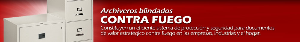 Archiveros Blindados Contra Fuego - Constituyen un eficiente sistema de protecci&oacute;n y seguridad...