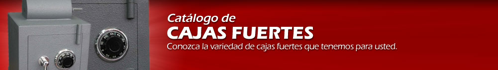 Cat&aacute;logo de Cajas Fuertes